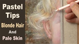 How to Draw / Paint Light BLONDE HAIR and Pale SKIN TONES... Tutorial