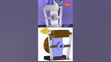 Single cylinder dual piston steam engine . #solidworks #3d #design #autocad #engineering