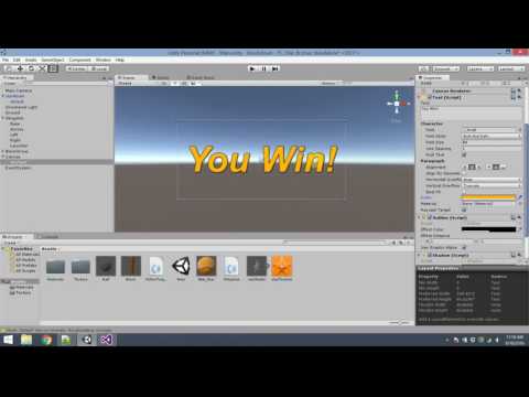 Unity Tutorial: Knockdown (Part 3: Goal and User Interface)