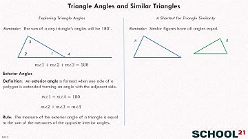 Triangle Angles and Similar Triangles 1 (8.G.5)