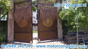 lắp đặt motor cổng tự động tại Long An - mô tơ cửa cổng tự động