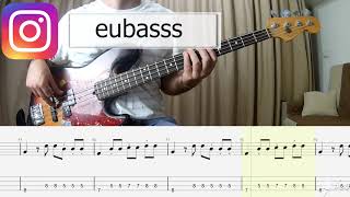 Interpol - C&#39;mere BASS COVER + PLAY ALONG TAB + SCORE