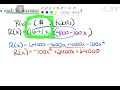 Notes 77 - Question 1 Quadratic Word Problems involving Revenue, Minimum and Maximum