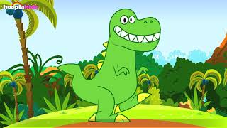 the dancing dinosaur dinosaur song hooplakidz nursery rhymes and kids songs