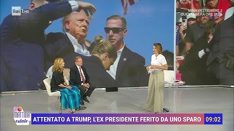 Attentato a Trump - Unomattina estate 15/07/2024