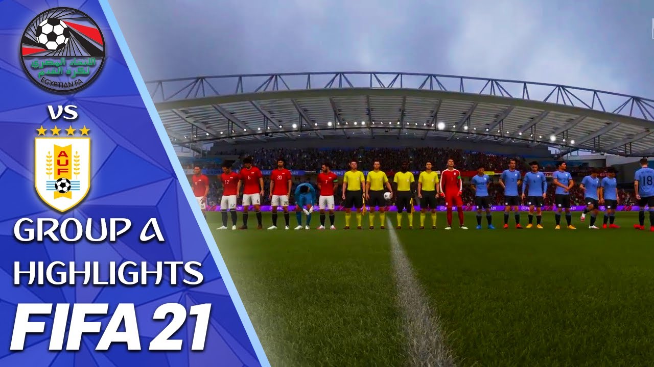 FIFA 21World Cup Realistic Gameplay | Uruguay vs Egypt | CPU vs CPU