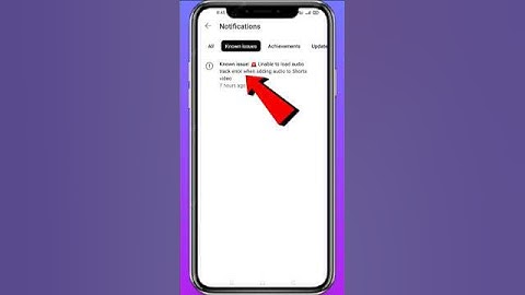 Known Issue 🚨 Unable to load audio track error when adding audio to Shorts/Yt studio new update