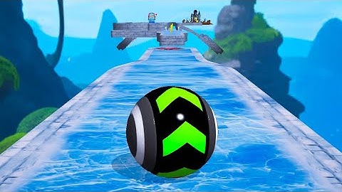 Sky Rolling Ball 3D Gameplay Speedrun All Levels 179