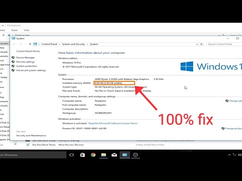 How to fix all Ram Memory Not all usable Windows 10/7