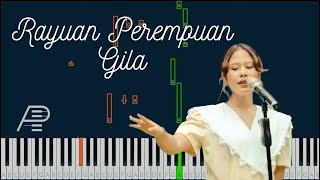 Rayuan Perempuan Gila - Nadin Amizah (Piano Tutorial) #rayuanperempuangila  #pianocover