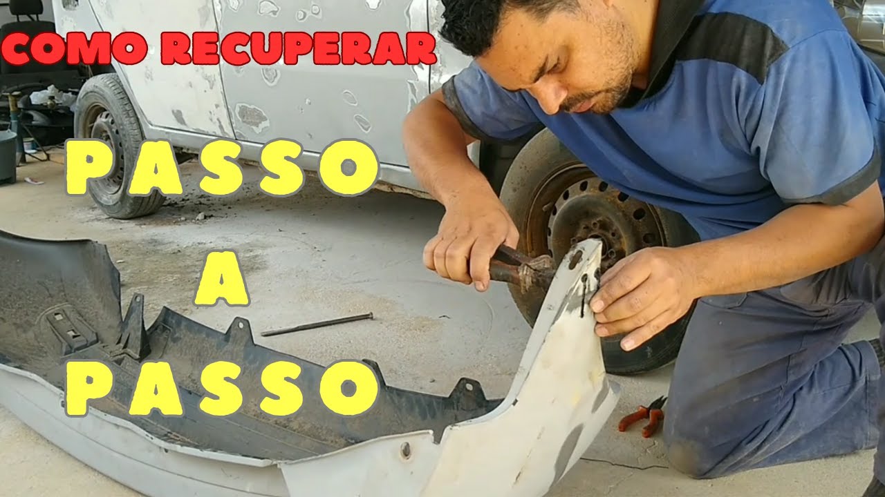 👉[COMO-RECUPERAR-PARACHOQUE-DE-PLASTICO-FIAT-PALIO-E-QUALQUER-CARRO ...