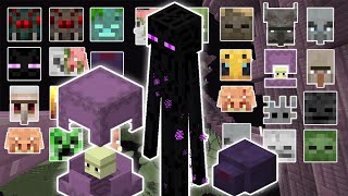 END TEAM VS 3 OF EVERY MOB | MINECRAFT
