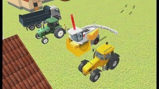Farming Tractor Village Farms iOS/Android xD screenshot 1