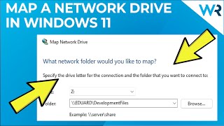 How to map a network drive in Windows 11