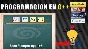 Tutorial de Programacion en C++ - Crear un Menu de Opciones Usando Estructura SWITCH