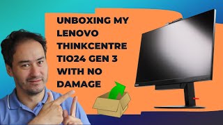 THINKCENTRE TIO24GEN3 UNBOXING AND SETUP