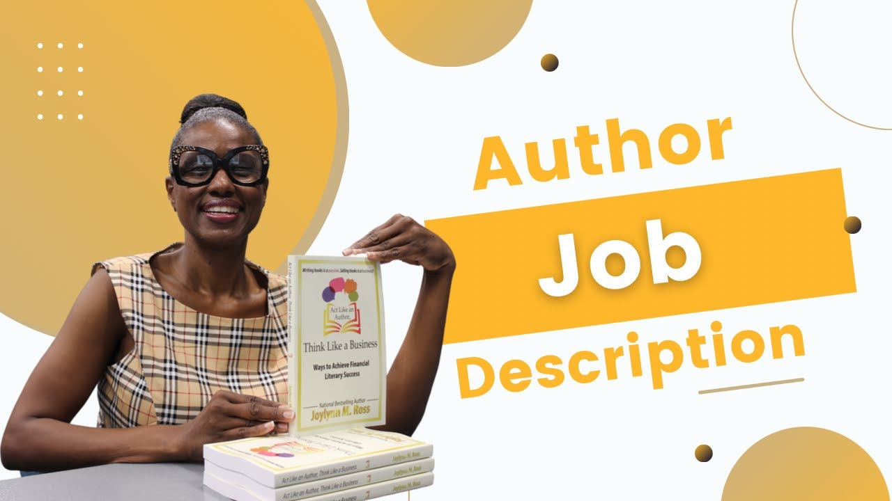 Author Job Description YouTube