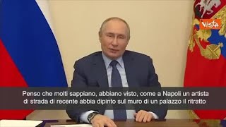 Quando Putin elogiava il murale di Jorit dedicato a Dostoevskij: «Mi dà speranza»