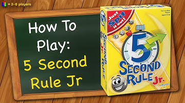 How to play 5 Second Rule Jr