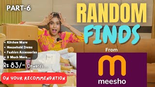 Subscribers recommended *RANDOM FINDS* products from MEESHO part6  | MUST WATCH | gimaashi