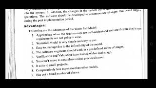 Software Engineering! Topic Waterfall Model Part 2