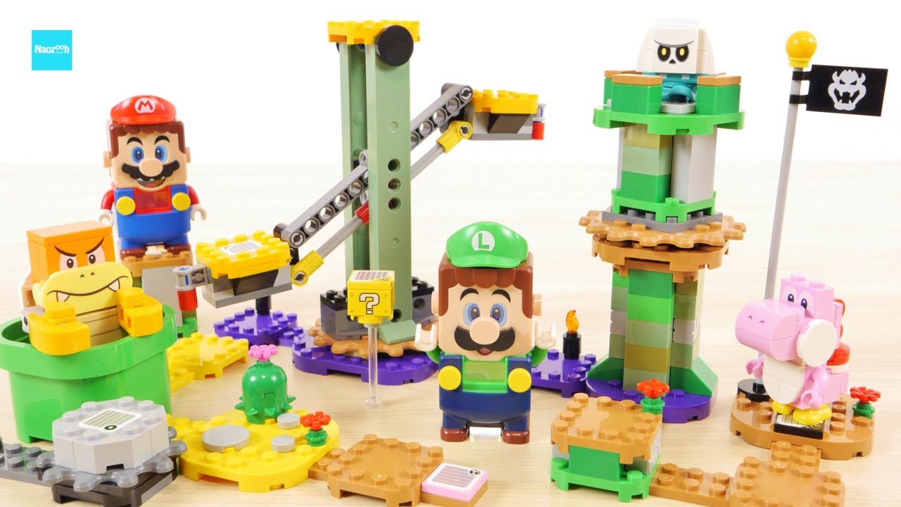 LEGO Super Mario Adventures with Luigi Starter Course 71387 Speed Build &  Review