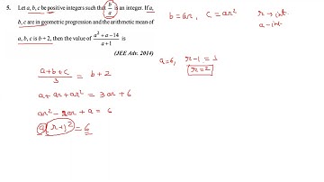 JEE ADVANCED 2014 sequence & series question