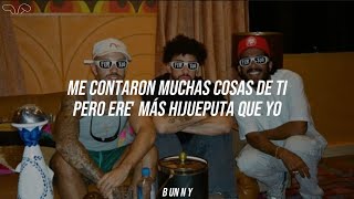 Perro Negro - Bad Bunny Ft. Feid | Nadie Sabe Lo Que Va A Pasar Mañana (Letra//Lyrics)