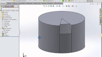 Partial Fillet and Chamfer in SolidWorks