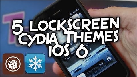 Top 5 Lockscreen Cydia Themes for iPhone/iPod Touch - iOS 6 Jailbreak Evasi0n - 2013