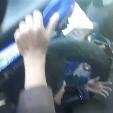 Rambut dan Tangan Seorang Wanita Terangkut Rantai Motor