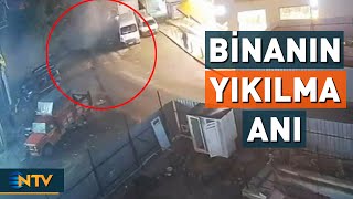 Gebzedeki 7 Katlı Binanın Yıkılma Anı Ortaya Çıktı Ntv