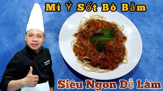 Bí Quyết Làm Món Mì Ý Sốt Bò Bằm Chỉ Trong Tích Tắc