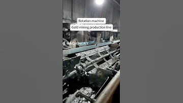 flotation machine separating gold work site#separation #flotation #mining  #gold #machine #jycrusher