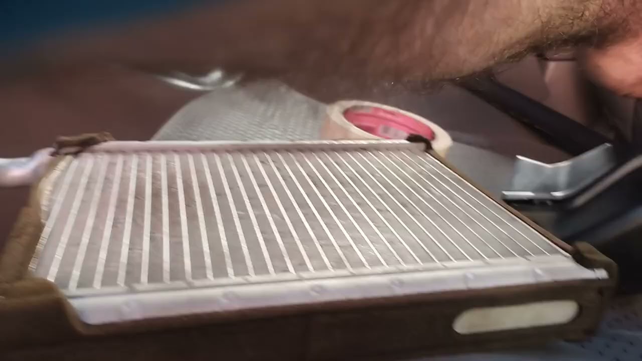 como trocar radiador de ar quente da Tucson