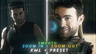 Smooth Zoom In / Zoom Out Pack For Alight Motion | (Xml + Preset)