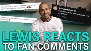 Lewis Reacts To Fan Comments! 🙏