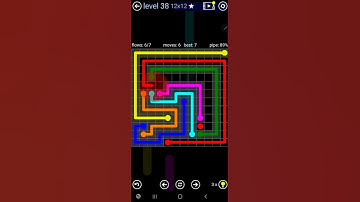 How To Solve Flow Free Extreme Rainbow Pack Level 38 12x12 Board Walk Through Solution Walkthrough