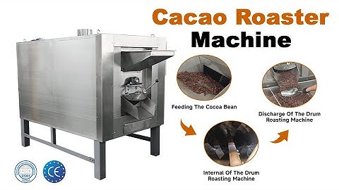 100 KG Cocoa Roaster Machine|Cacao Roasting Machine|Gas-heated Cocoa Roaster Machine Sent to Ghana