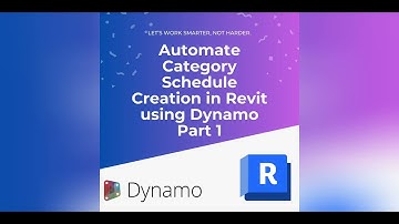 Category Schedule Creation in Revit using Dynamo