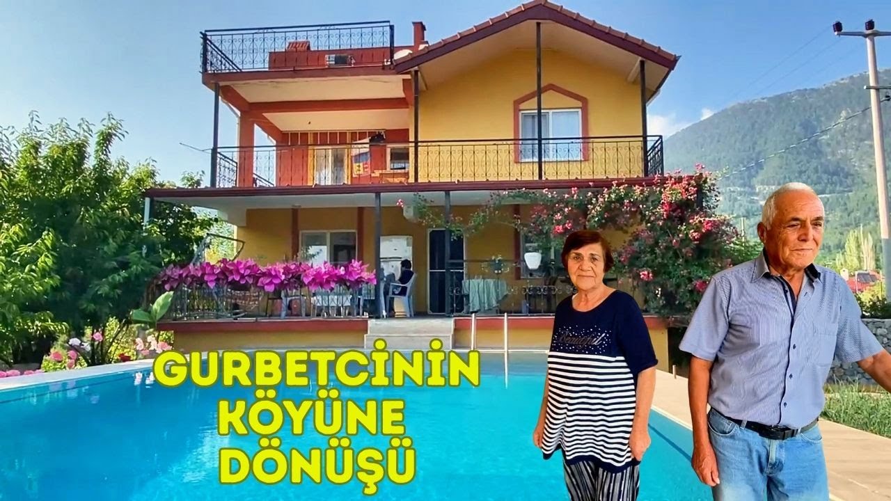 ALMANYA’dan   KÖYÜNE GÖÇ ETTİ  PİŞMAN OLDUMU ? FETHİYE’de 6.5 DÖNÜM ARAZİDE ÇİFTLİK HAYATI .