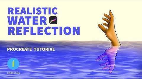 How To Create Realistic Water Reflection. Procreate Tutorial