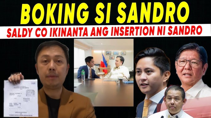 YARI si SANDRO! 50 BILLION VIDEO NILABAS ni ZALDY CO! PAnik M0DE na PALASY0  HETO na mga RESIBO!!