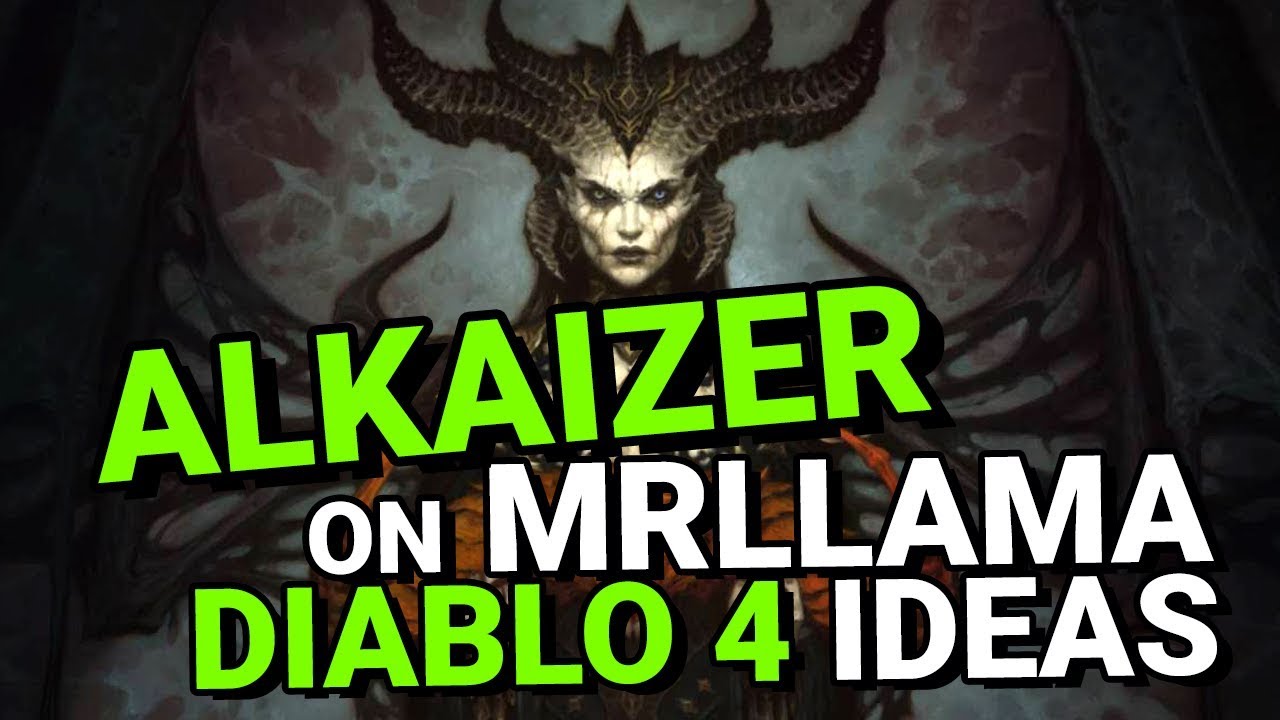 Alkaizer reacts to MrLlama DIABLO 4 ENDGAME ideas - YouTube