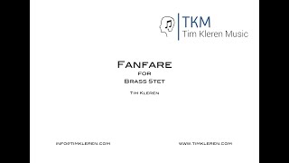FANFARE - Brass 5tet - arr. Tim Kleren (Tim Kleren)