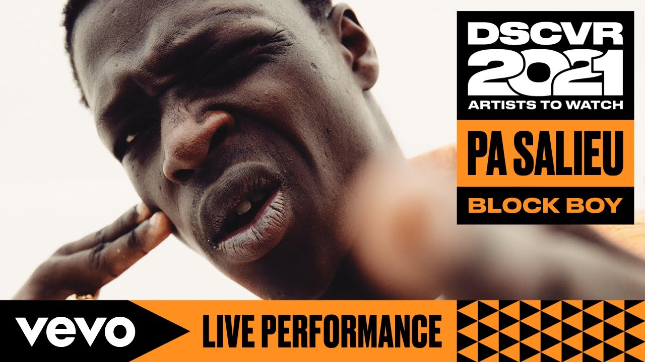 Pa Salieu - Block Boy (Live) | Vevo DSCVR Artists to Watch 2021