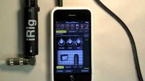 AmpliTube iRig Hardware Guided Tour Video - Plug your guitar into your iPhone and rock