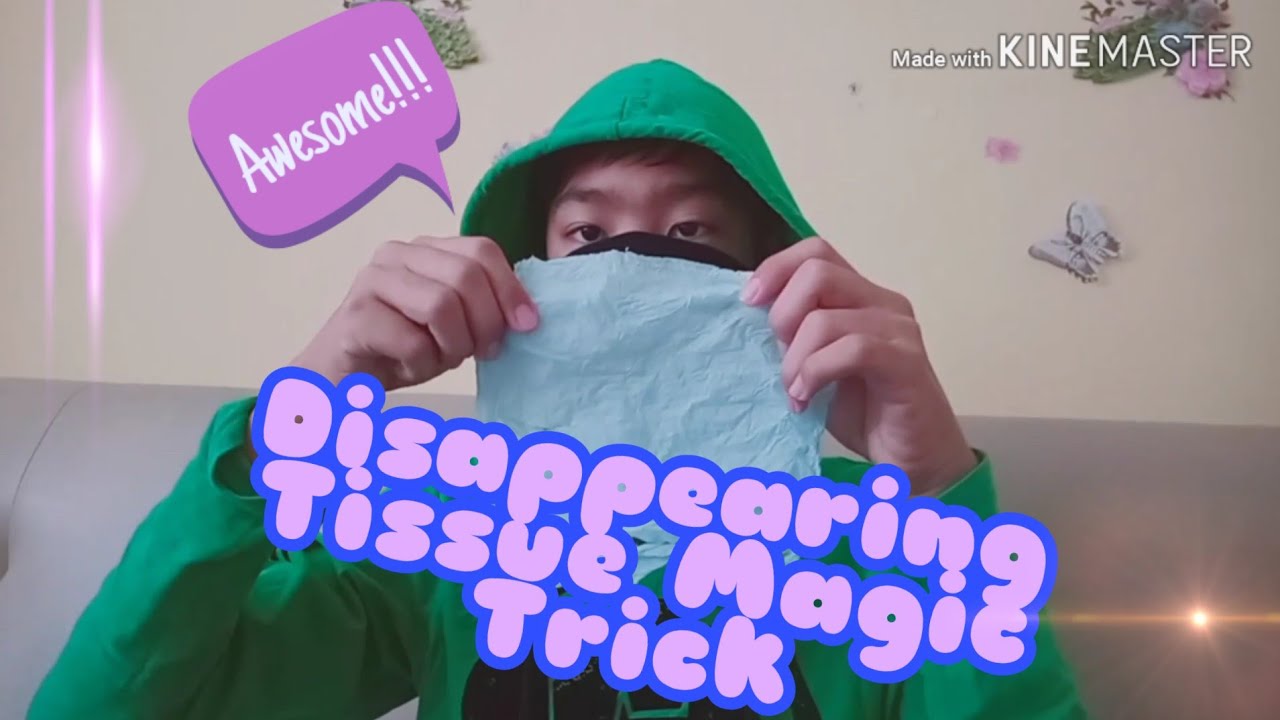 Disappearing Tissue Magic Trick Must Watch!!! Amazing!!! YouTube