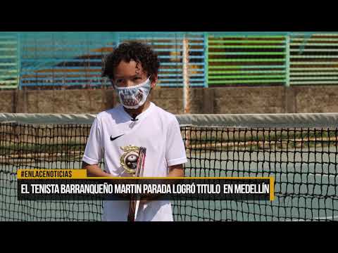 El tenista barranqueño Martín Parada logró título en Medellín