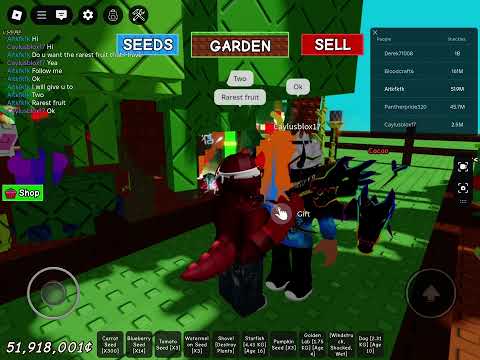 Giving my rarest plants to the leastest sheckels guy